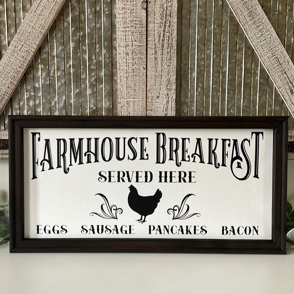 Farmhouse Breakfast Wall Decor